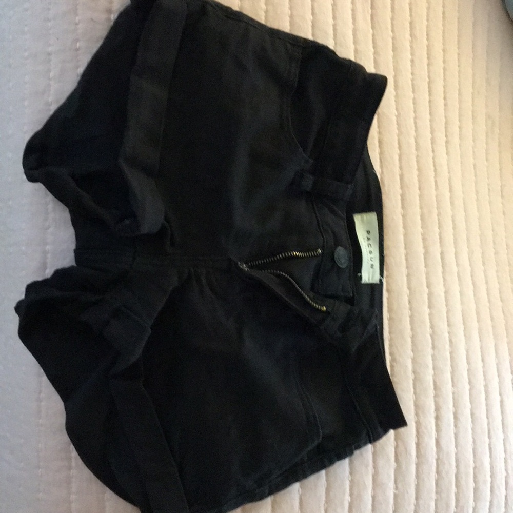 PacSun black jean shorts